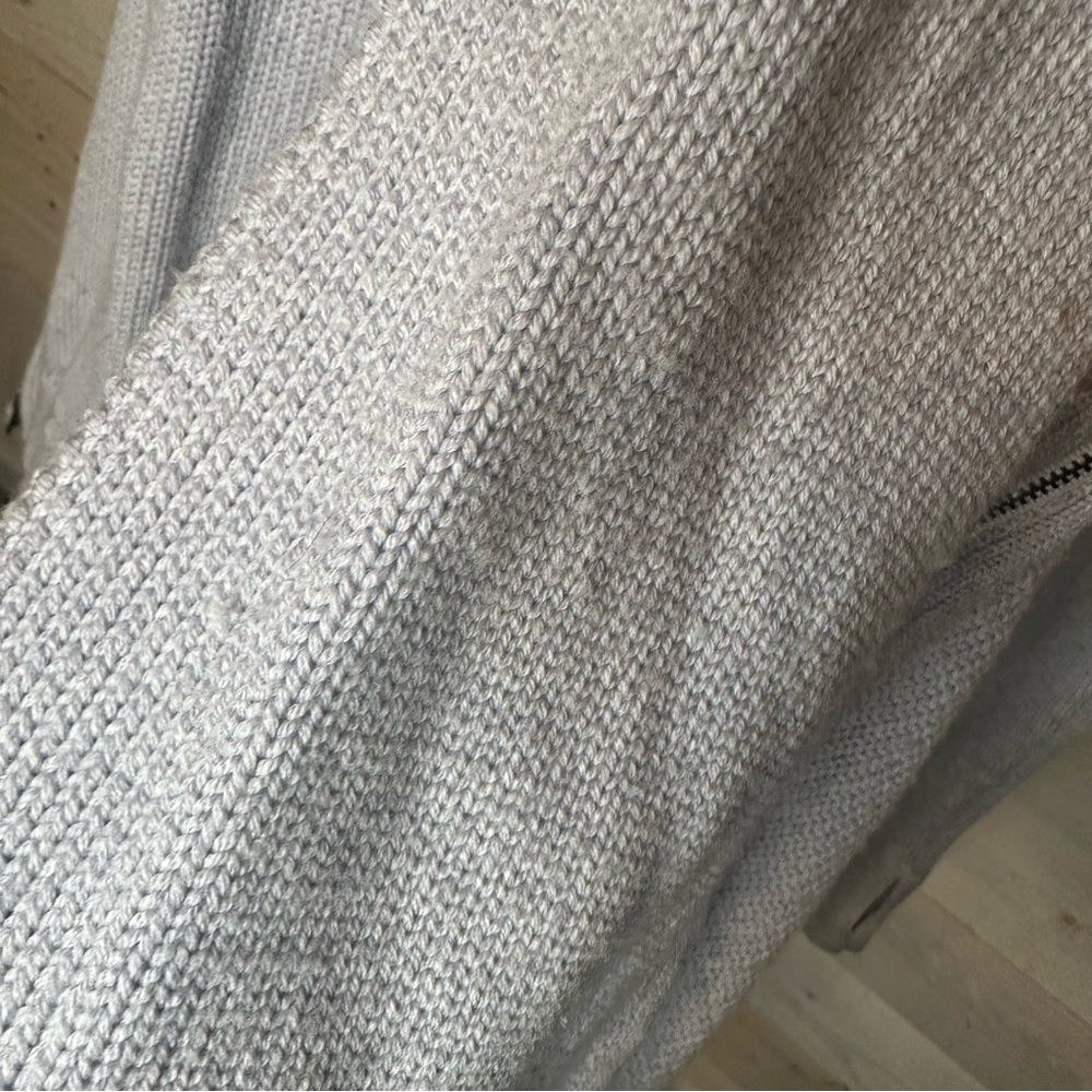 Lululemon Wrap It Up Sweater Grey Size 10 - Picture 7 of 14